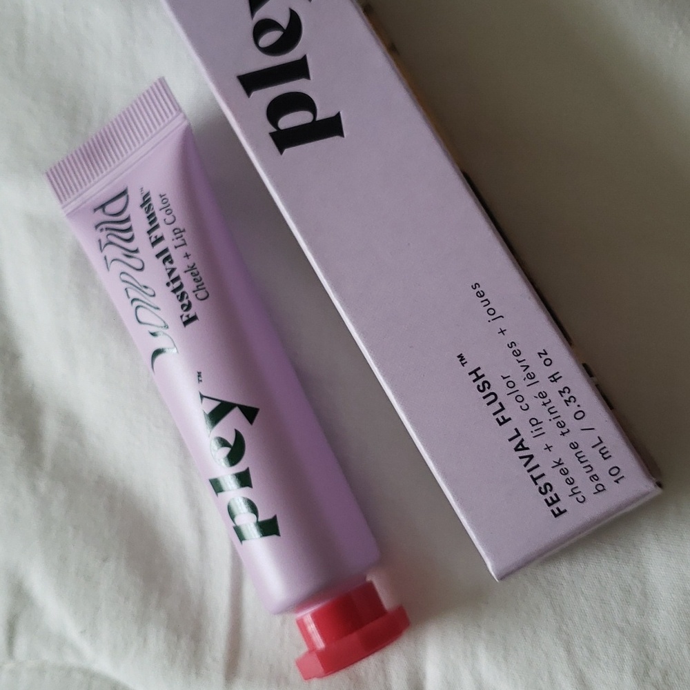 Pley Pink Agave Festival Flush Cheek + Lip Color Blush Balm Lipstick
